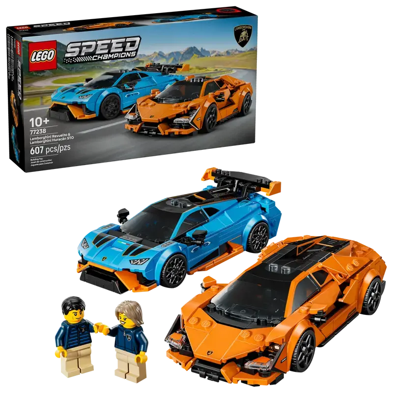 LEGO Lamborghini Revuelto & Huracán STO 