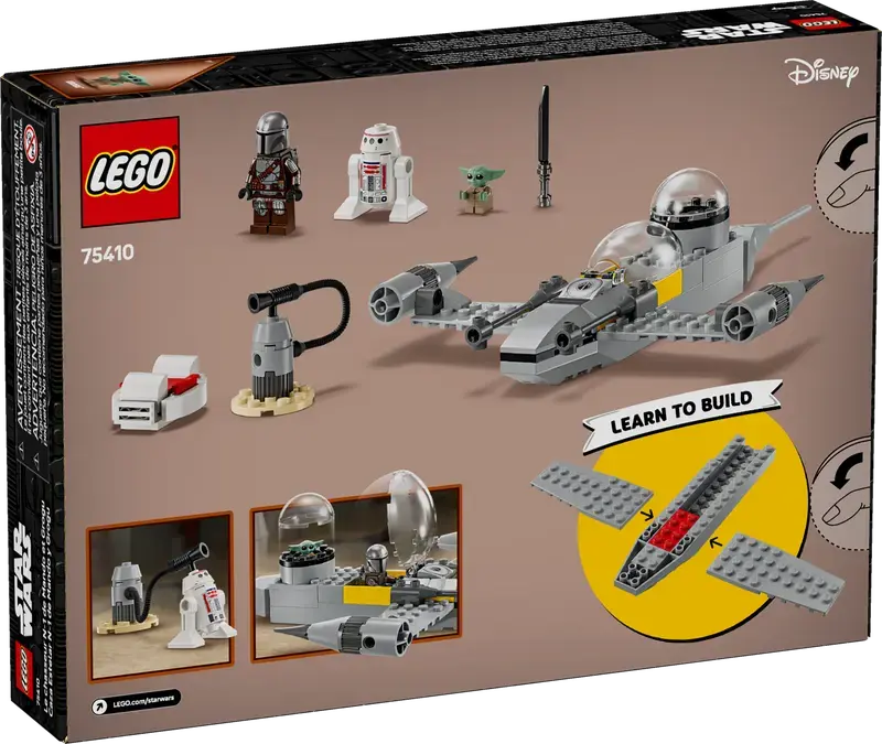 LEGO Mando and Grogu's N-1 Starfighter™ 
