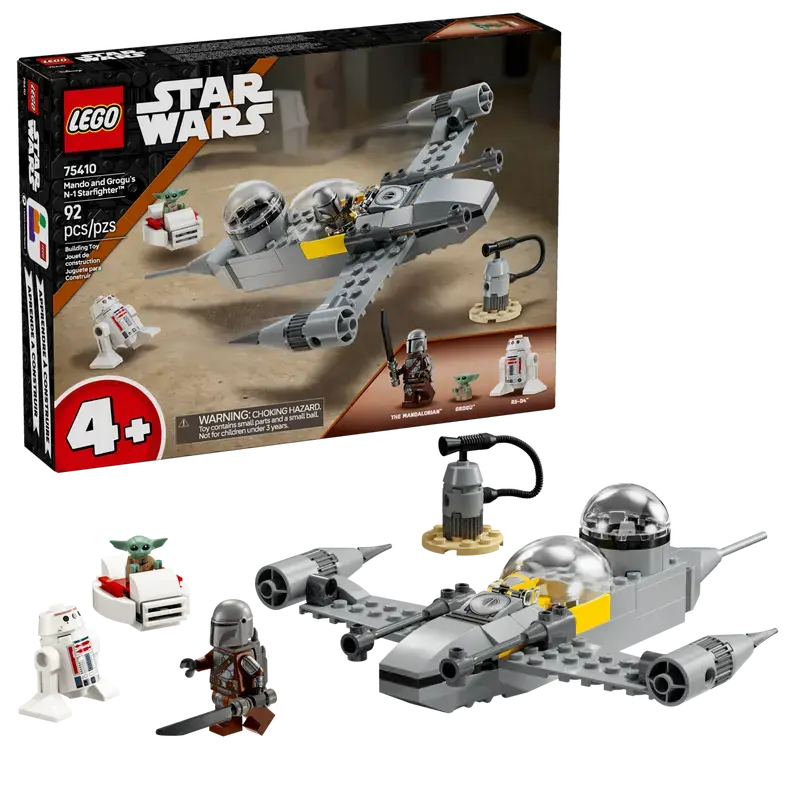 LEGO Mando and Grogu's N-1 Starfighter™ 