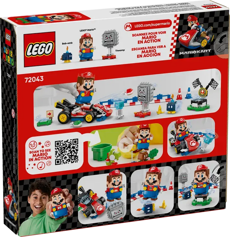 LEGO Mario Kart™ – Interactive LEGO® Mario™ & Standard Kart 