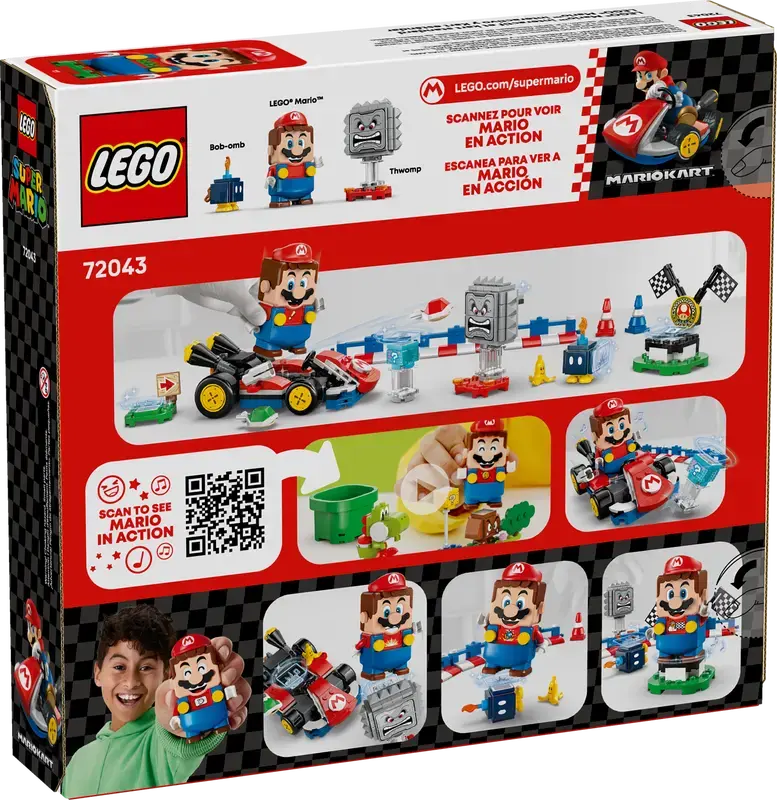 LEGO Mario Kart™ – Interactive LEGO® Mario™ & Standard Kart 