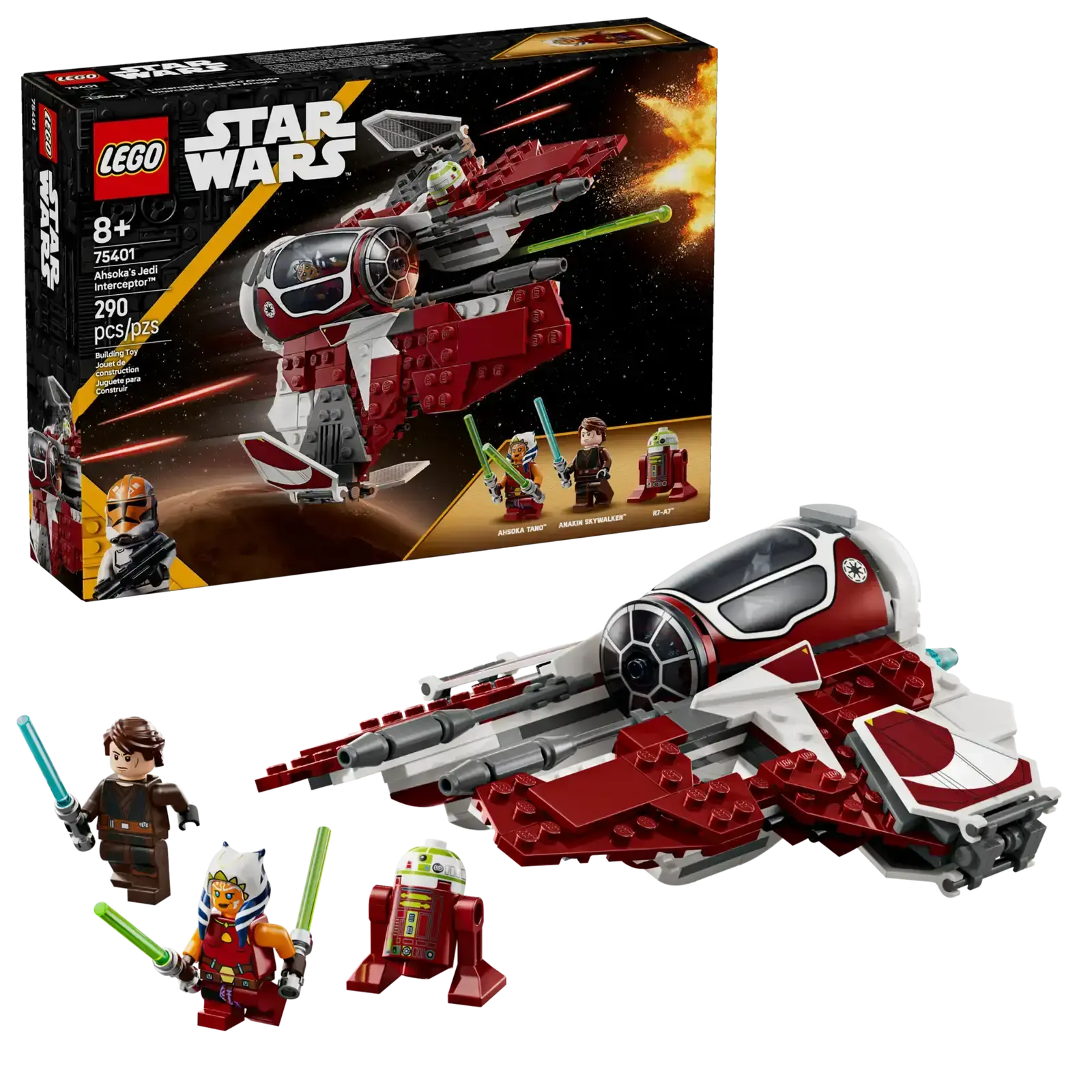 LEGO Minecraft Ahsoka's Jedi Interceptor™ 
