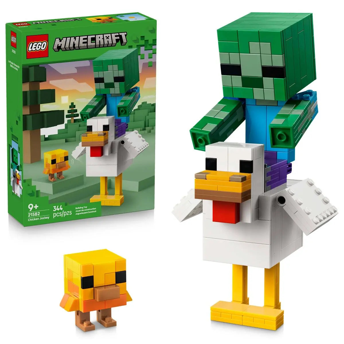 LEGO Minecraft Chicken Jockey Building Toy 21582 