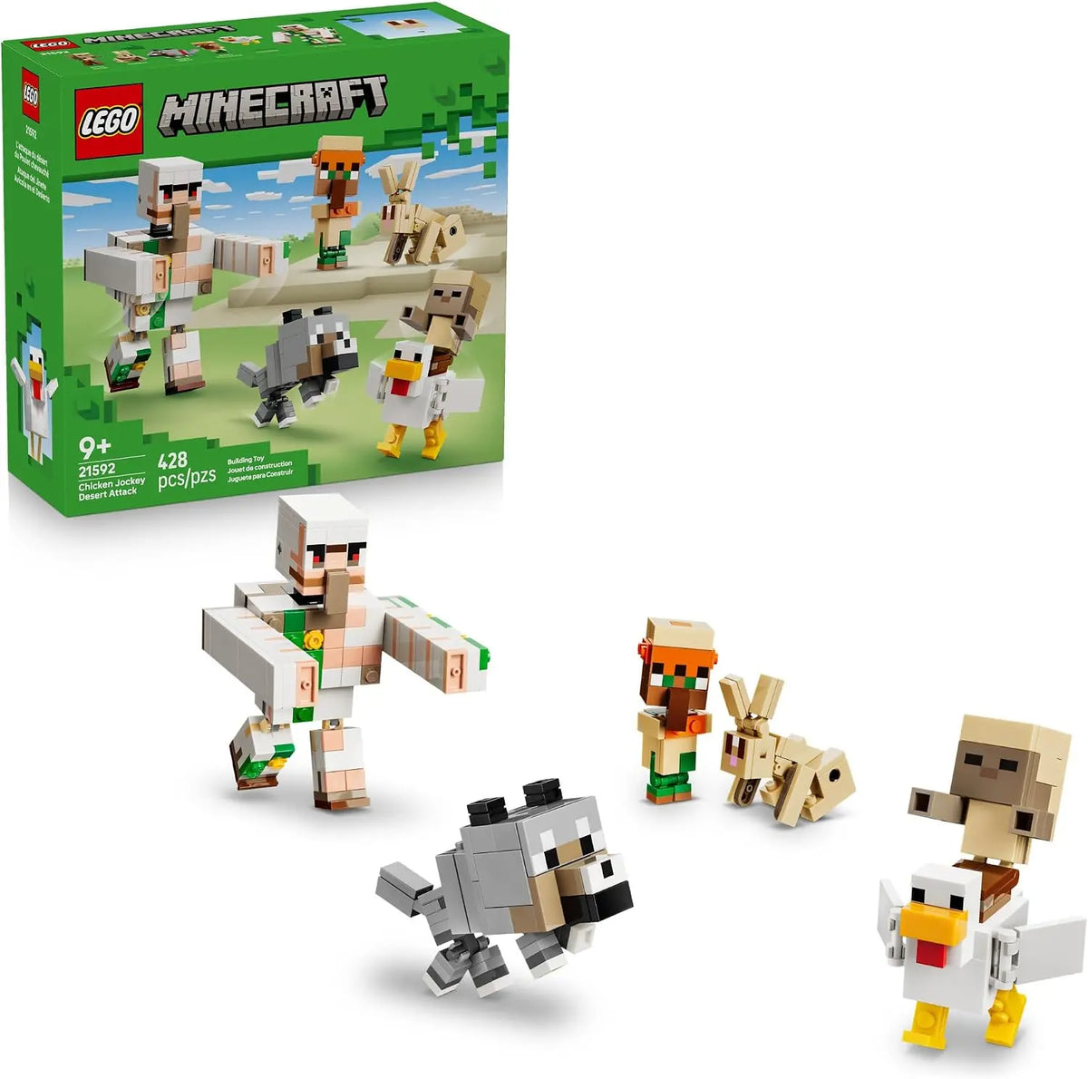 LEGO Minecraft Chicken Jockey Desert Attack 21592 