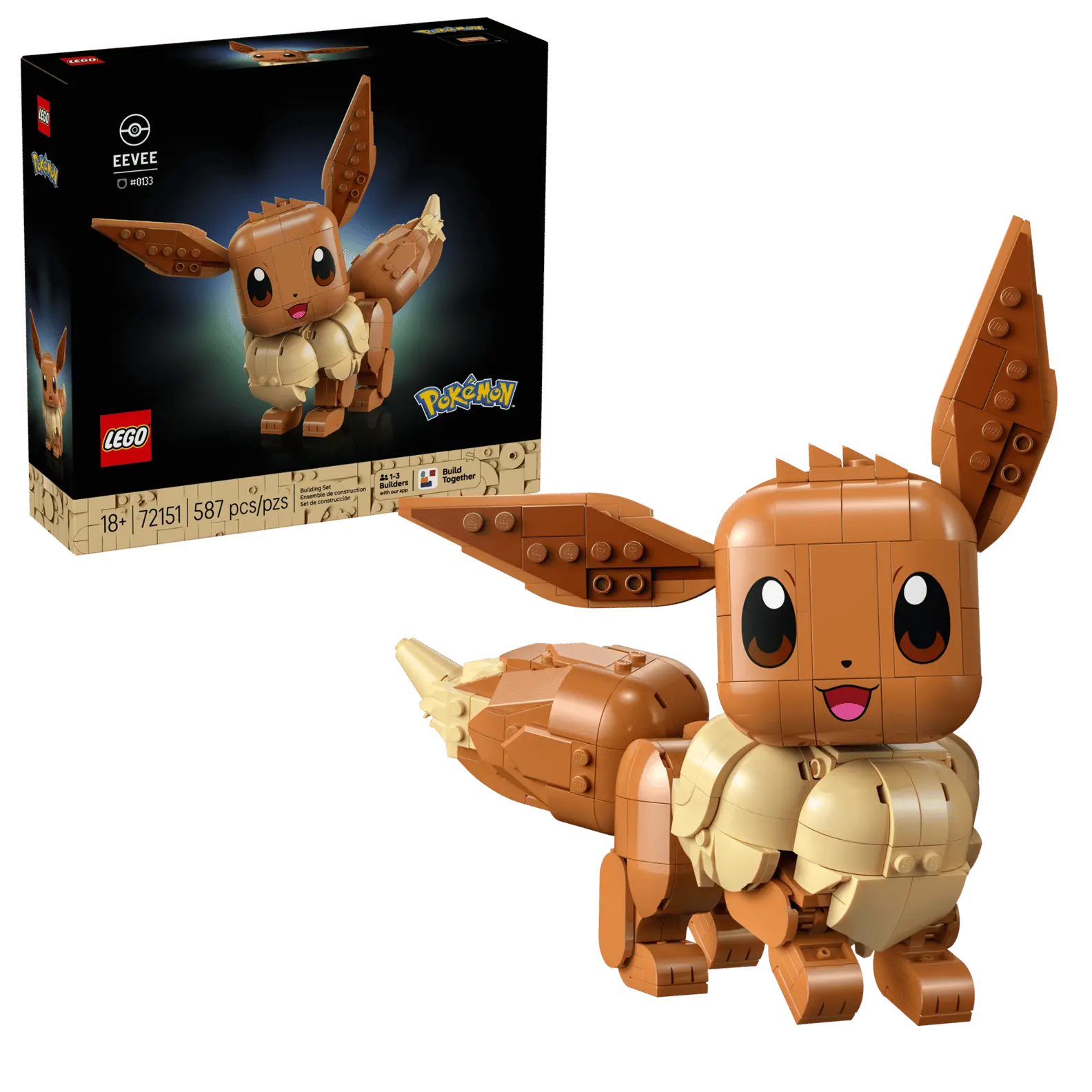 LEGO Pokemon Eevee Trainer Journey Building Set 