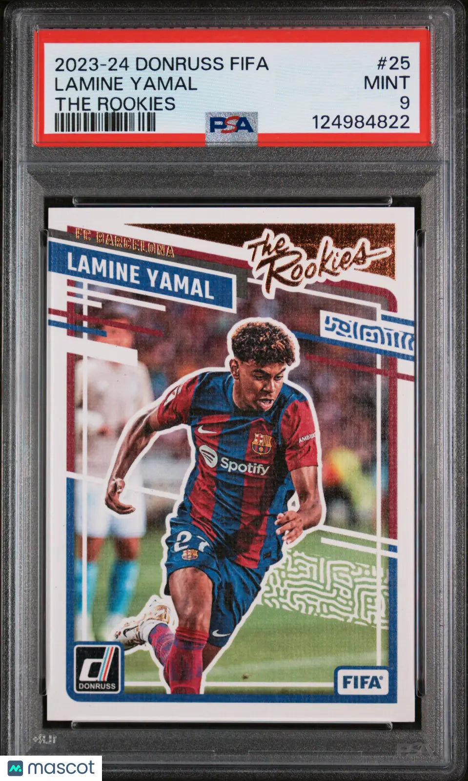 Lamine Yamal RC Rookie PSA 9 2023-24 Panini Donruss FIFA The Rookies 23-24 