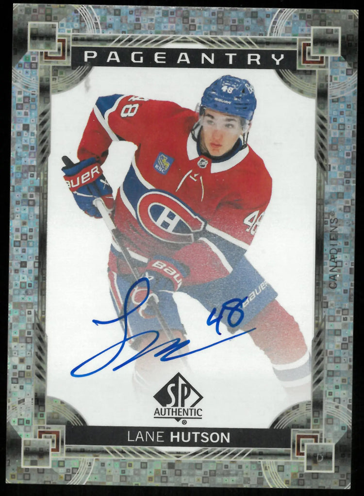 Lane Hutson Auto Pageantry RC Rookie SP Authentic 2024-25 