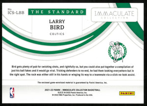 Larry Bird Jersey /25 Standard Immaculate CELTICS 2021-22 