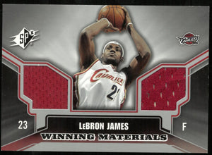 Lebron James SPX Winning Materials Dual Jersey 2005-06 UD 
