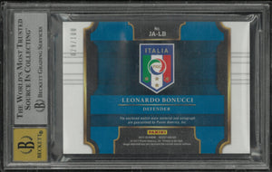 Leonardo Bonucci /100 BGS 8.5 Auto 10 Autograph 2017-18 Select Jersey 