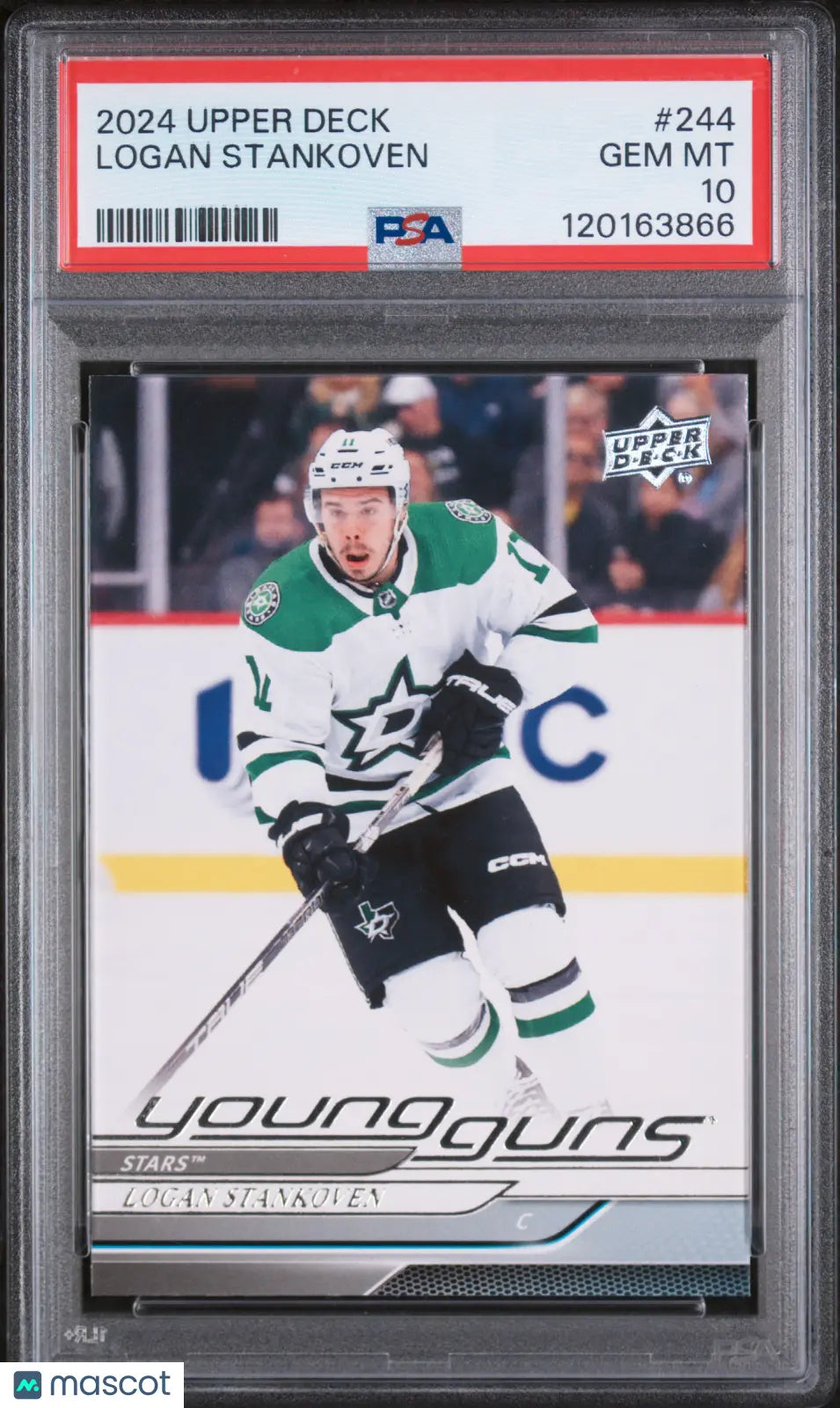 Logan Stankoven Young Guns RC PSA 10 Rookie Upper Deck UD 2024-25 24-25 Stars 