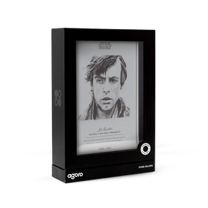 Luke Skywalker Sketch Art Silver Foil 