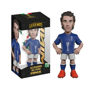 MINIX 12CM World Cup Legends Italy Del Piero Figurine 