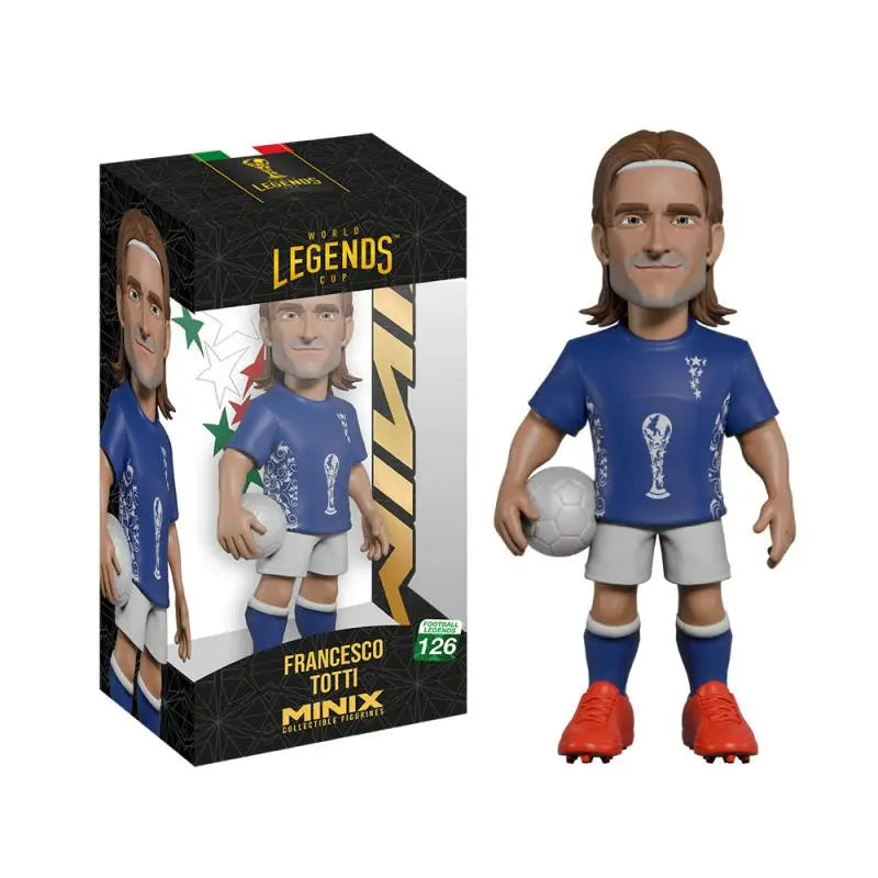 MINIX 12CM World Cup Legends Italy Totti Figurine 