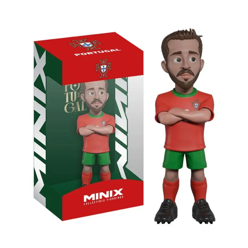 MINIX 12CM World Cup Portugal Bernardo Silva Soccer Figure 