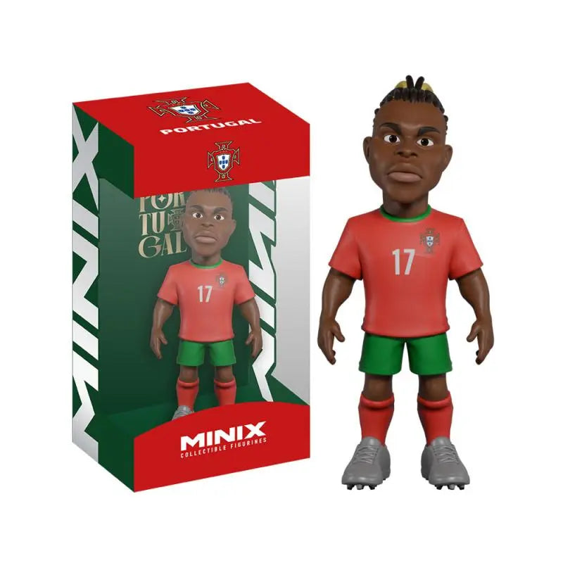 MINIX 12CM World Cup Portugal Rafael Leao Figurine 