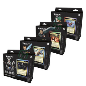 MTG Universes Beyond Final Fantasy Commander Deck Set of 4 