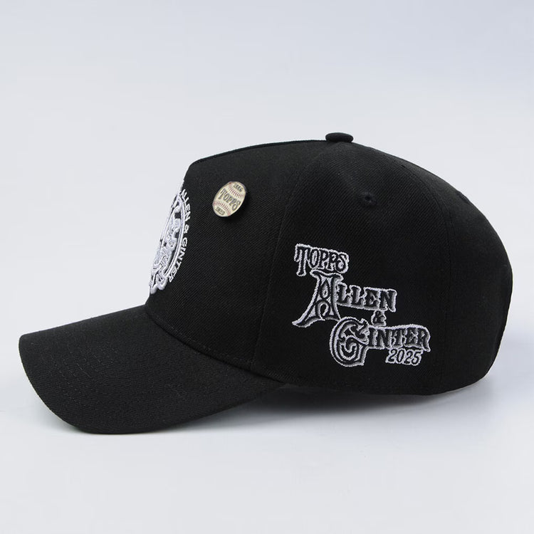 M&N x Topps Allen & Ginter Black 20th Anniversary Pro Pinch Snapback Hat 