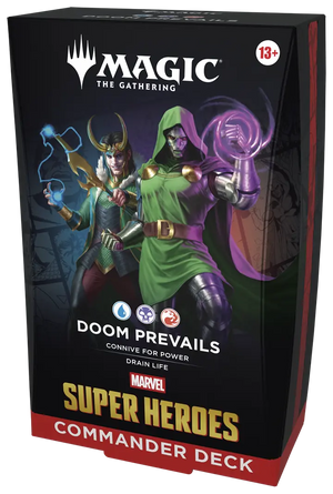 Magic The Gathering Marvel Super Heroes Commander Starter Deck Doom Prevails 