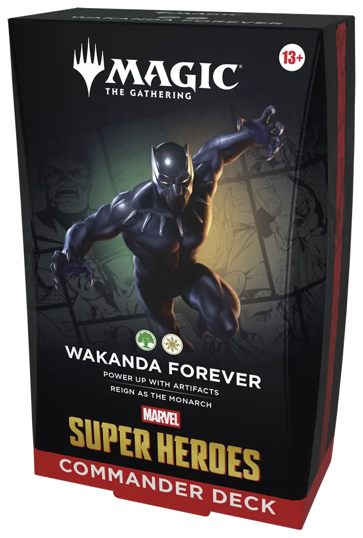Magic The Gathering Marvel Super Heroes Commander Starter Deck Wakanda Forever 