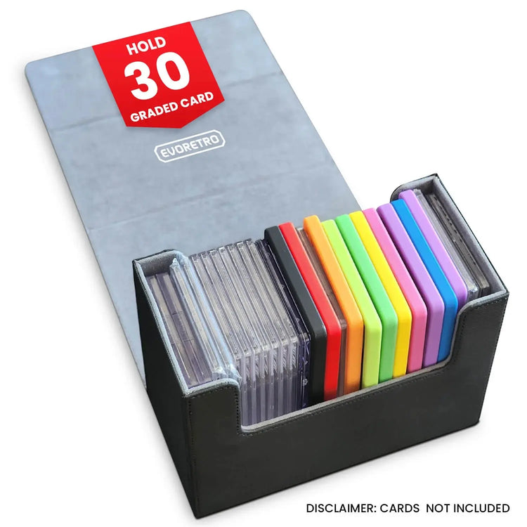Magnetic Graded Card Deck Storage for 30 Graded Card 