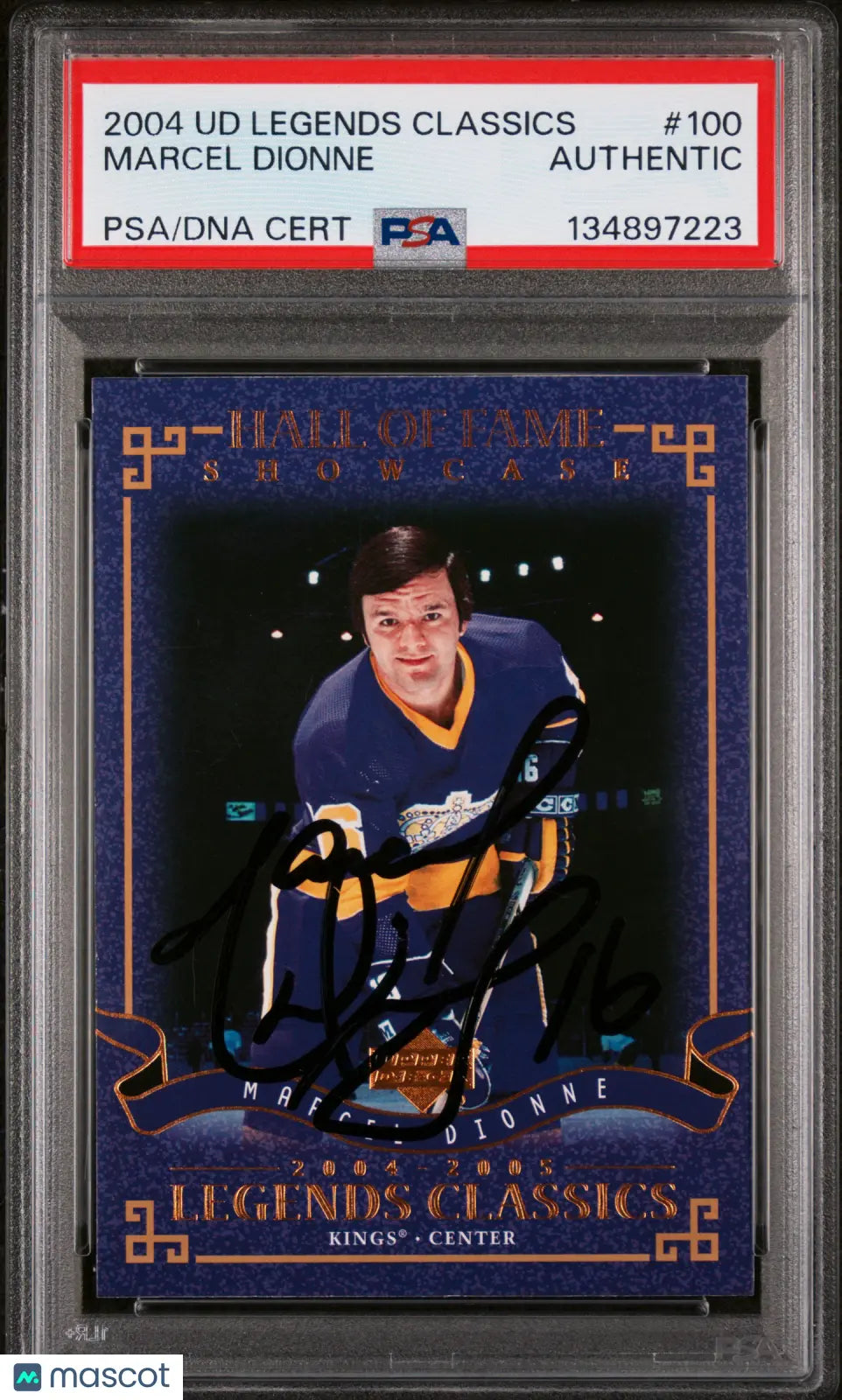Marcel Dionne  PSA Auto Authentic 2004-05 Upper Deck Legends Classics 