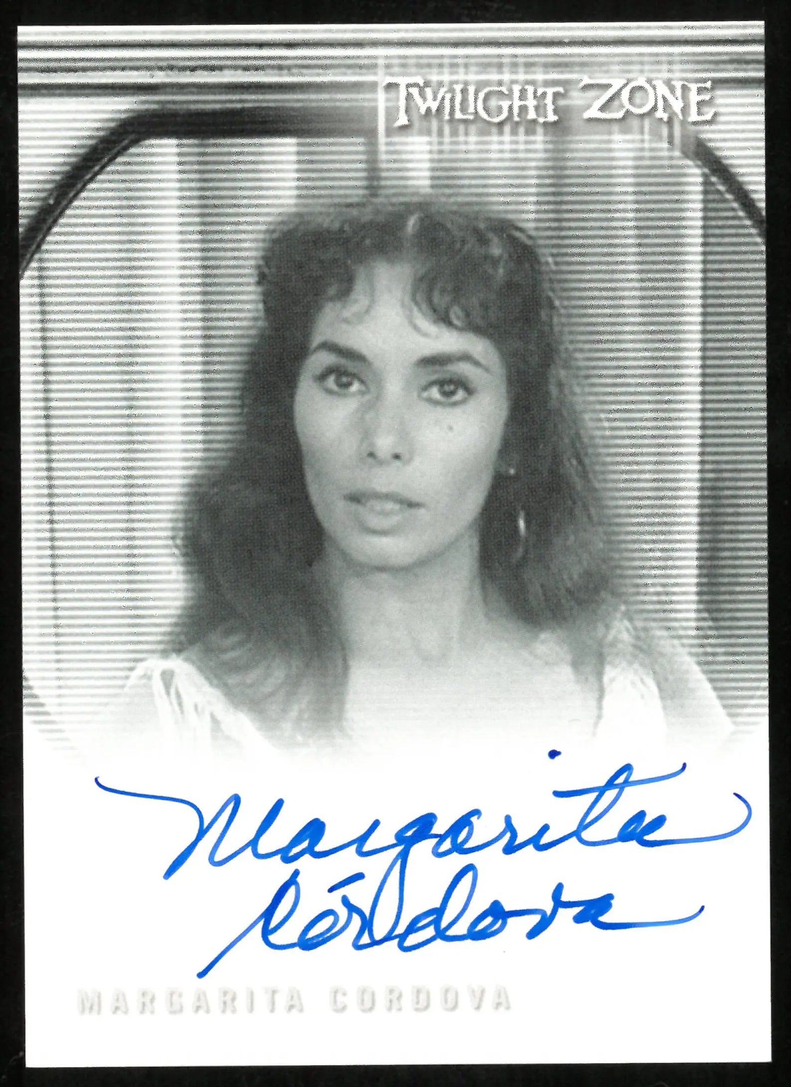Margarita Cordova as Danger Twilight Zone Auto Autograph #A-143 