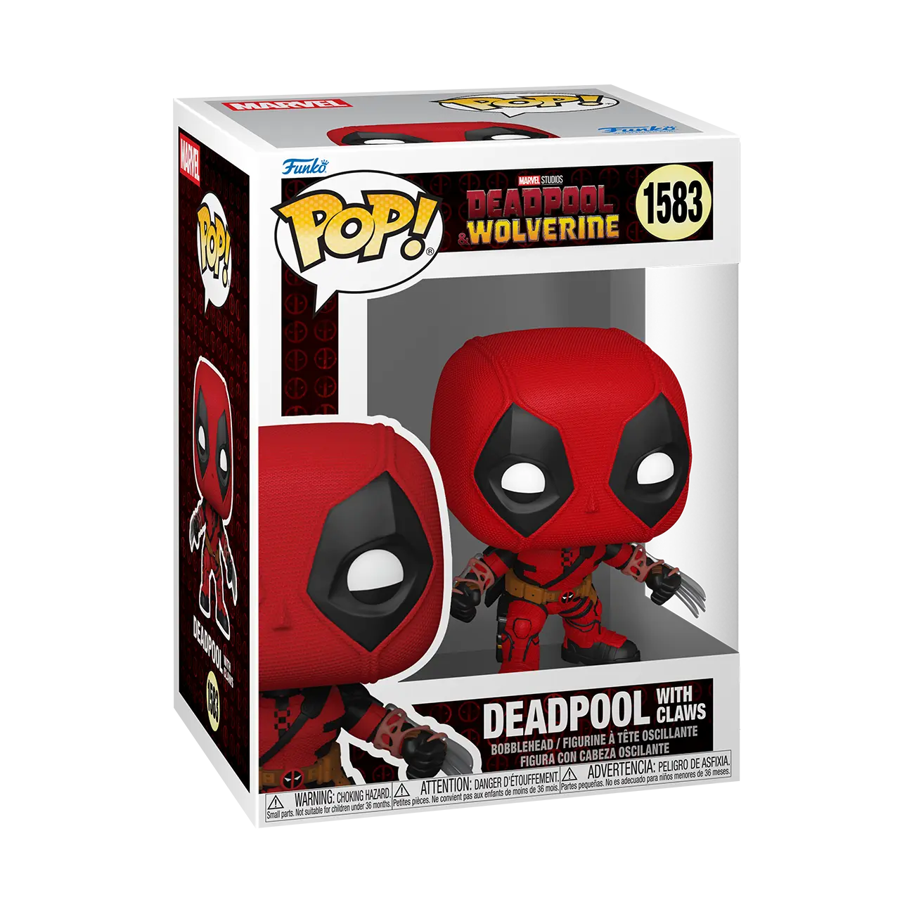Marvel Pop! Deadpool 3 with Claws Vinyl Figure 