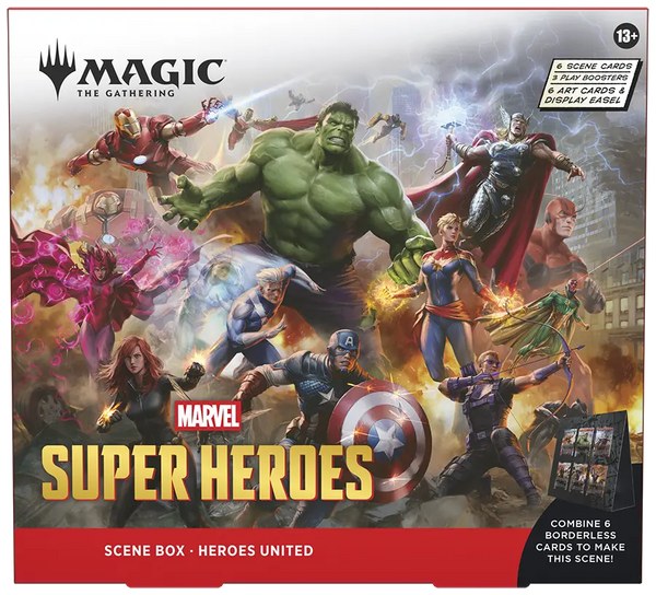 11種類　Magic Marvel Super Heroes Buy Marvel Super Heroes MTG Scene Booster Box Online