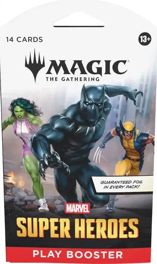 Marvel Super Heroes MTG Sleeved Play Booster Box 