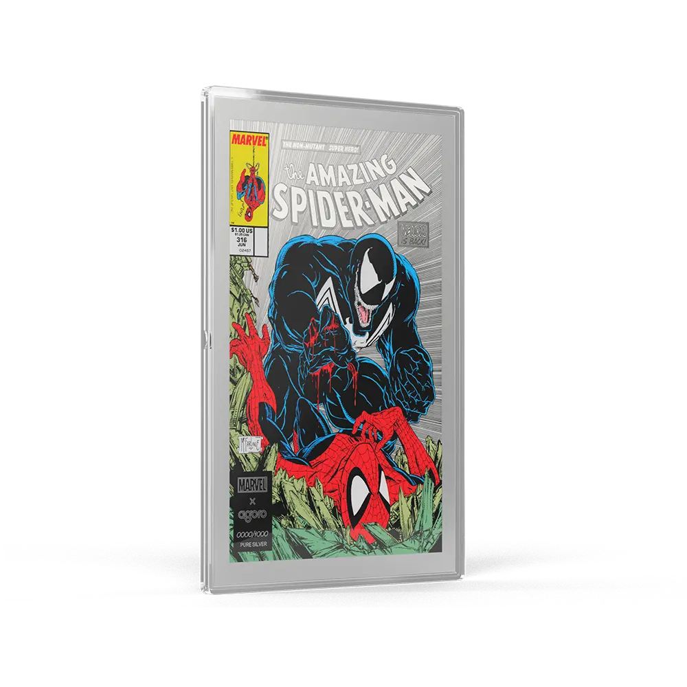 Marvel - The Amazing Spiderman #316: Venom Unleashed 1 oz Silver COMIX Foil 