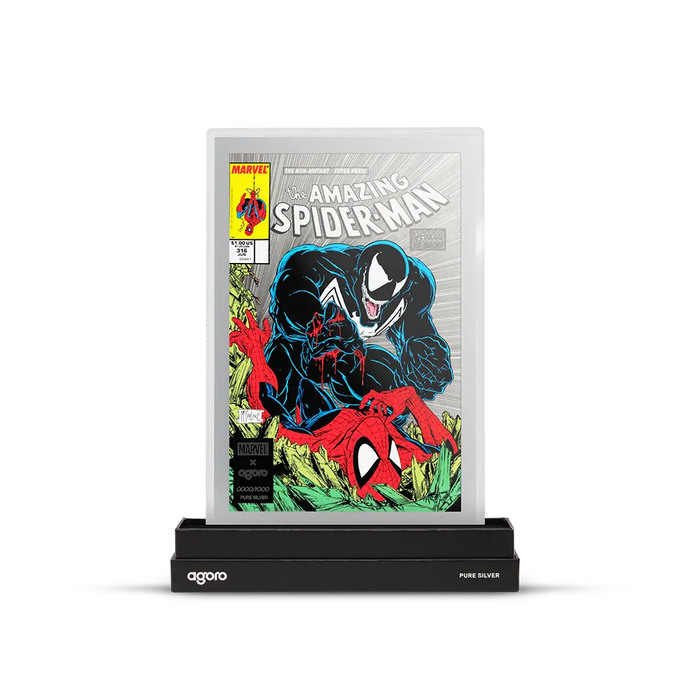 Marvel - The Amazing Spiderman #316: Venom Unleashed 1 oz Silver COMIX Foil 