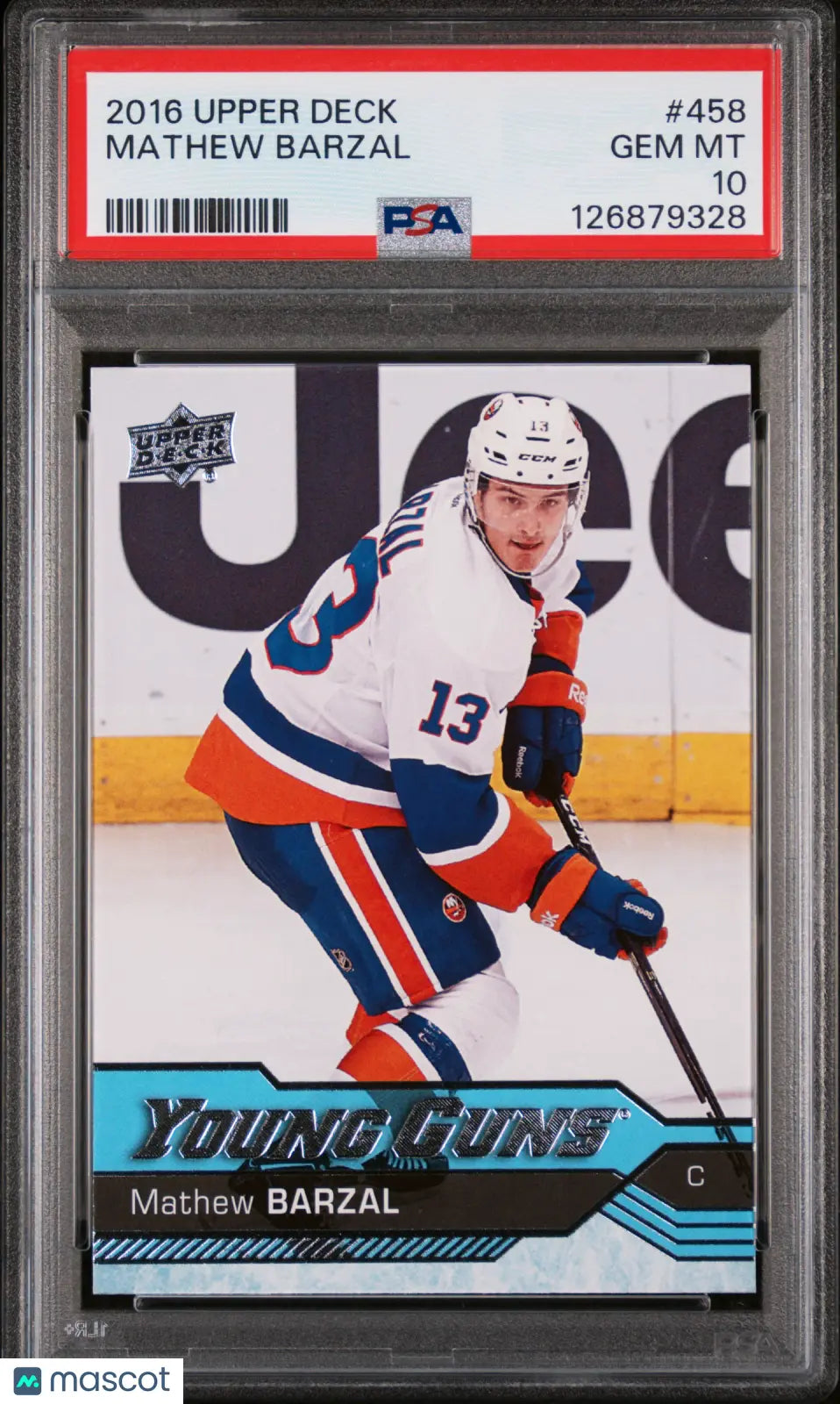 Mathew Barzal PSA 10 Young Guns RC Rookie 2016-17 16-17 UD Upper Deck 
