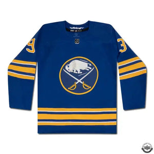 Matt Savoie Autographed Authentic Buffalo Sabres Adidas Royal Jersey 