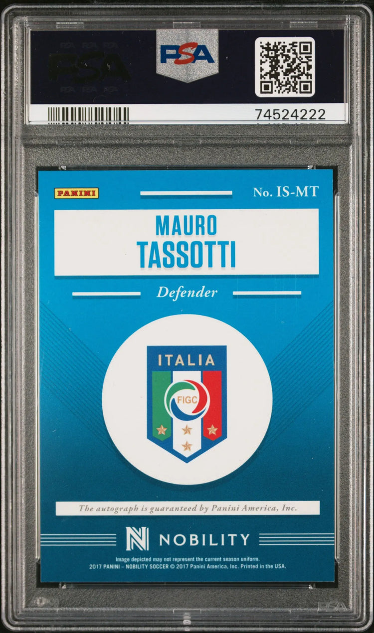 Mauro Tassotti #IS-MT PSA 10 Auto 10 /85 2017 Panini Nobility Iconic Signatures 