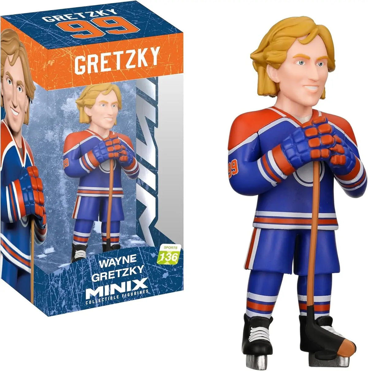 Minix 12CM Sports NHL Oilers Wayne Gretzky 