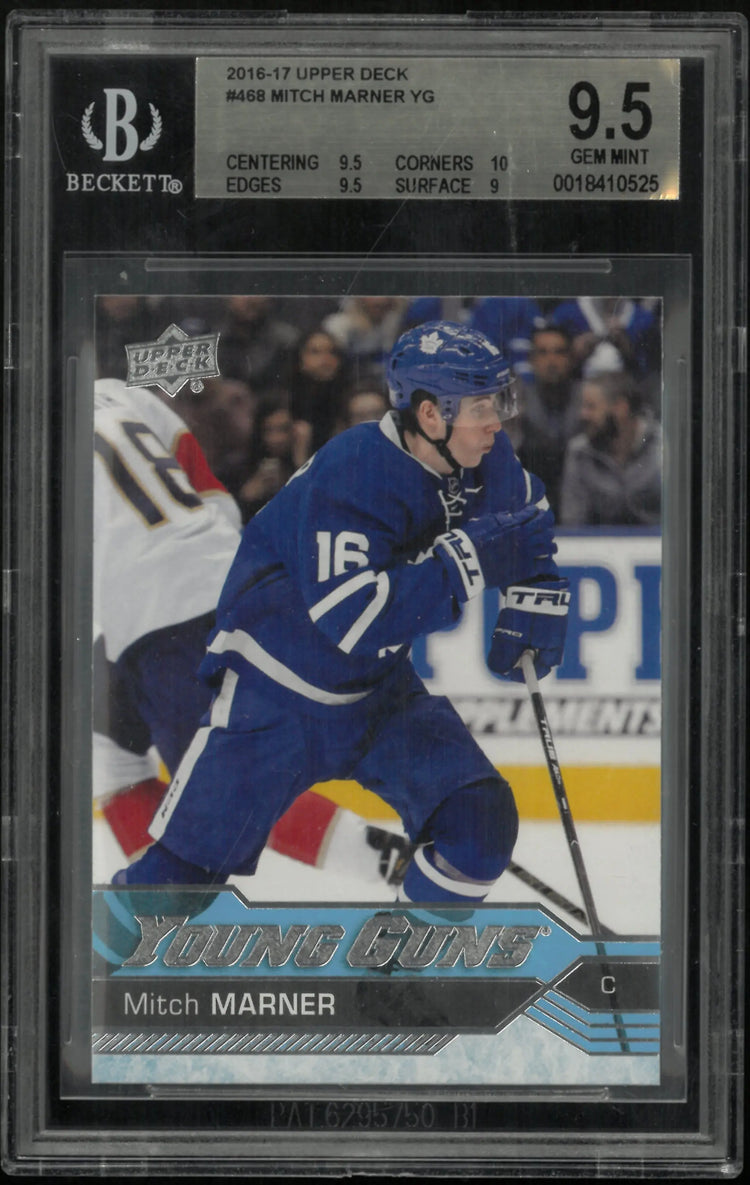 Mitch Marner RC BGS 9.5 w 10 Young Guns 2016-17 16-17 Rookie Upper Deck KNIGHTS 
