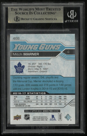 Mitch Marner RC BGS 9.5 w 10 Young Guns 2016-17 16-17 Rookie Upper Deck KNIGHTS 