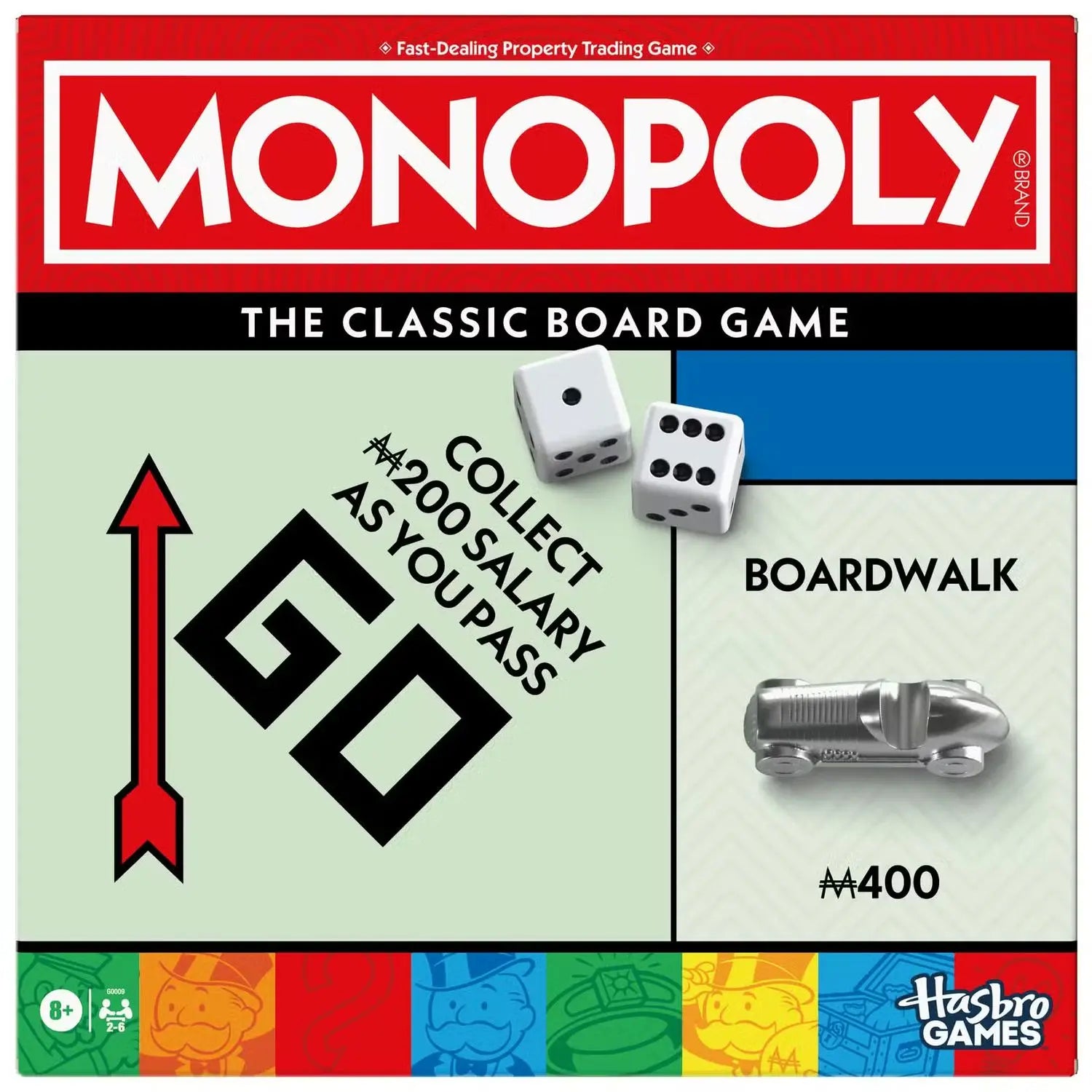 Monopoly Classic Refresh Board Game (Bilingual) 