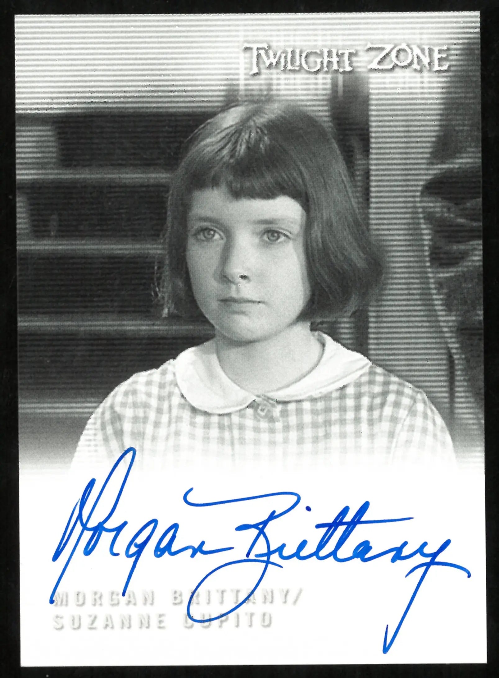 Morgan Brittany/Suzanna Cupito as Susan Twilight Zone Auto Autograph #A-98 
