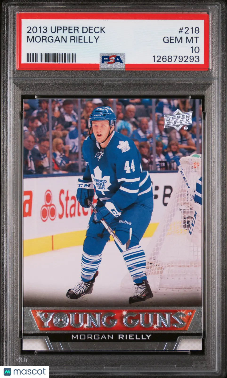 Morgan Rielly Young Guns PSA 10 RC Rookie 2013-14 13-14 UD Upper Deck 