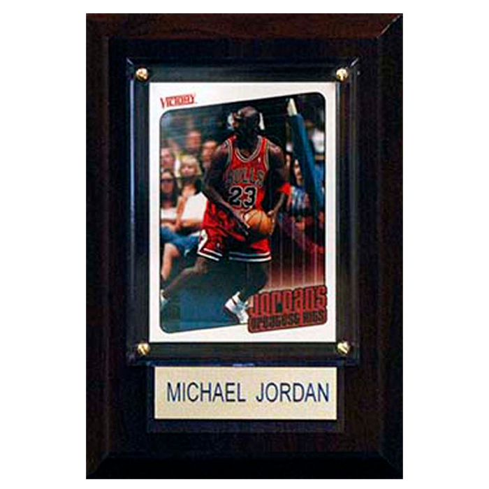 NBA 4"x6" Michael Jordan Chicago Bulls Player Plaque