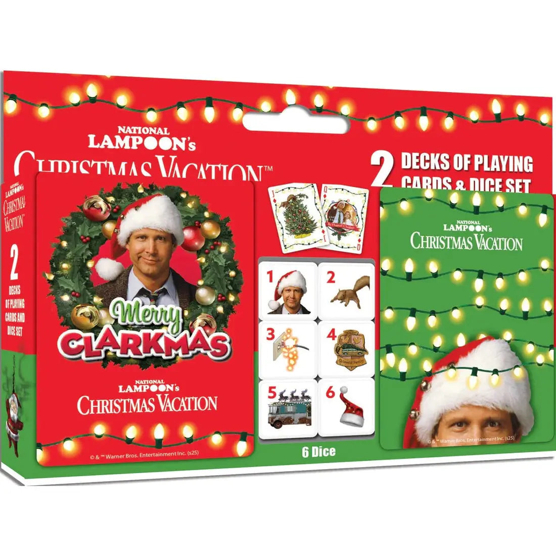 National Lampoon's Christmas Vacation 2-pack Playing Cards & Dice Set 