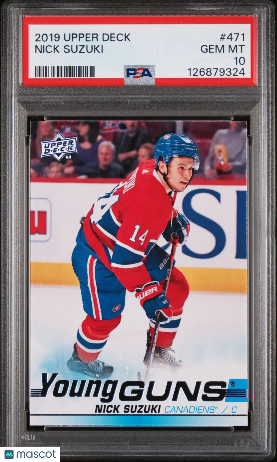 Nick Suzuki PSA 10 Young Guns LOW POP RC Rookie 2019-20 19-20 UD Series 2 