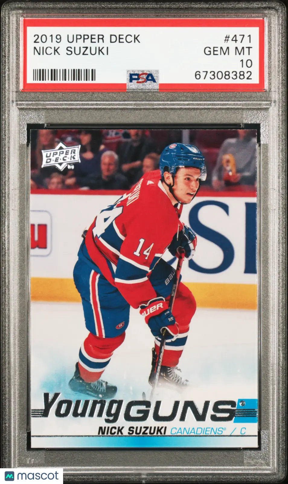 Nick Suzuki Young Guns PSA 10 RC Rookie 2019-20 19-20 UD Upper Deck 