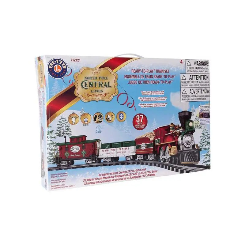 North Pole Central Lines Mini Train Set 