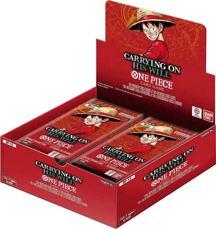 One Piece Card Game Carrying On His Will Booster Box 