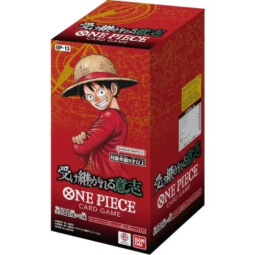 One Piece Card Game - OP13 Carrying on His Will Japanese Booster Box 
