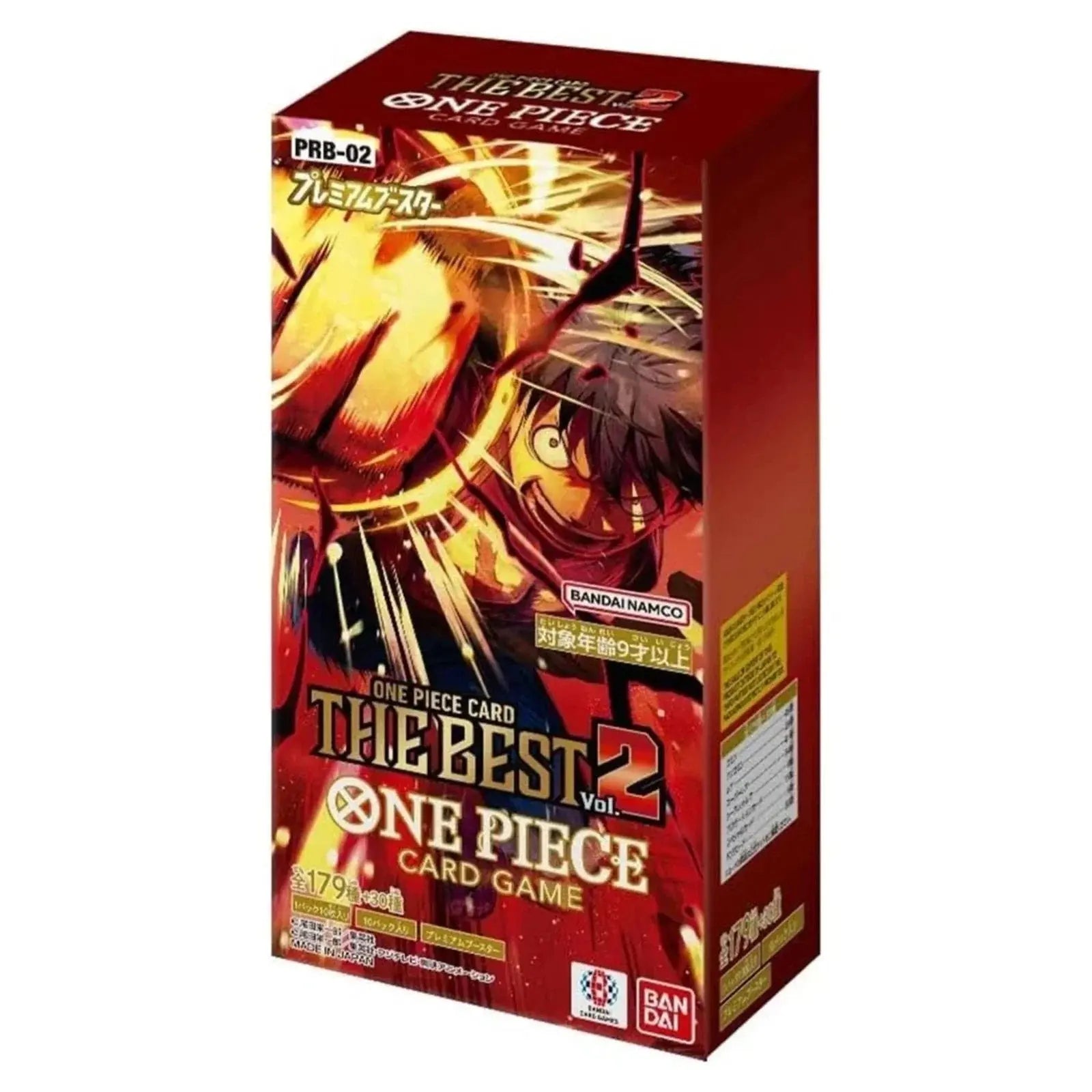 One Piece Card Game PRB-02 Premium Booster THE BEST Vol.2 Japanese Booster Box 