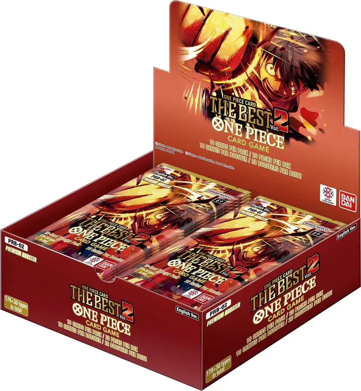 ONE PIECE CARD THE BEST vol.2　4BOX　G One Piece Card Game PRB-02 Premium Booster - THE BEST Vol.2